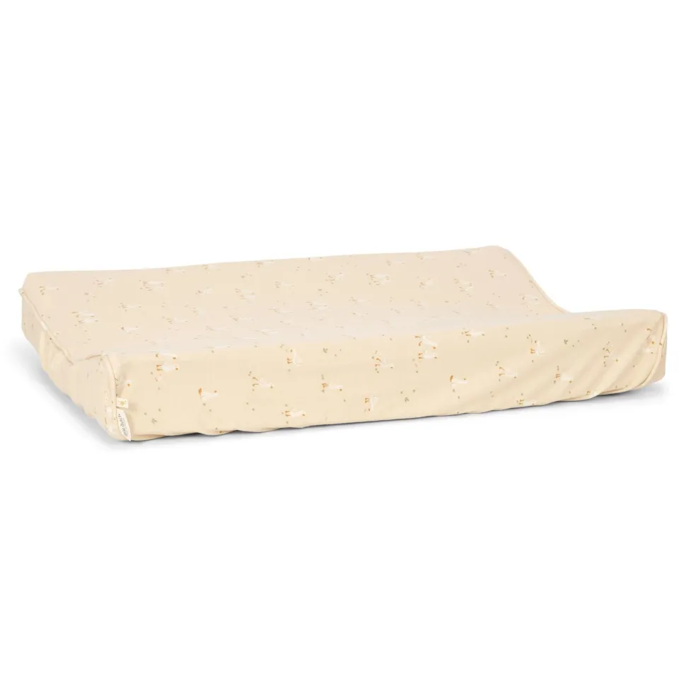 Aankleedkussenhoes - Beige - Newborn Naturals - Little Goose