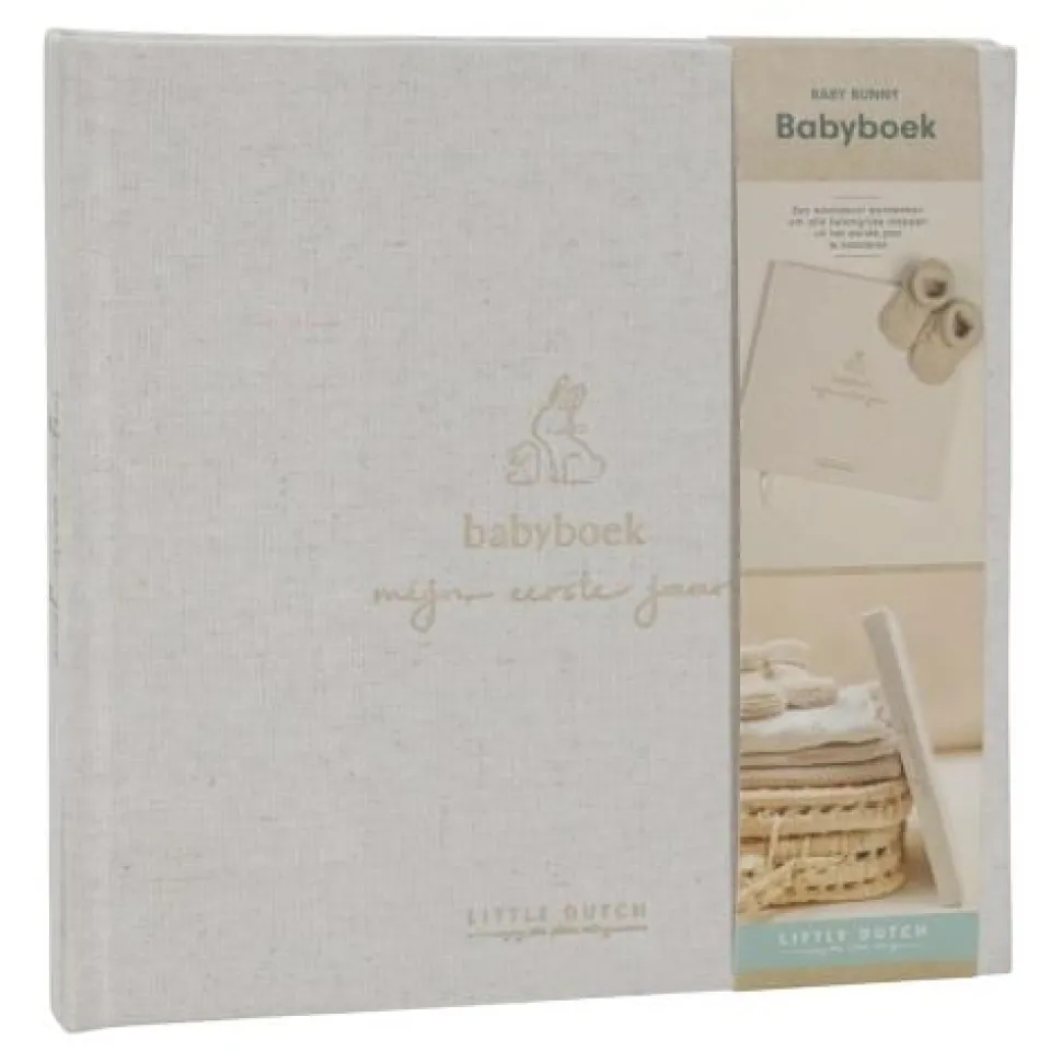 Babyboek - Beige - Baby Bunny - NL