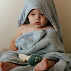 Badcape - Blauw - 100 x 100 - Essentials