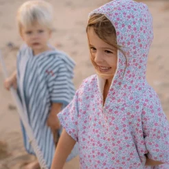 Badponcho - Meerkleurig - Maat one size - Sunny Flowers