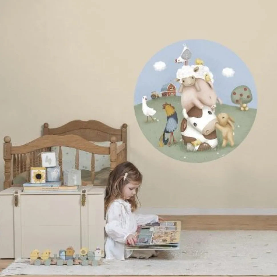 Behangcirkel - Meerkleurig - Little Farm