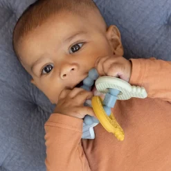 Bijtspeeltje sleutelbos blauw