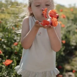 Blouse mouwloos - Groen - Fairy Garden