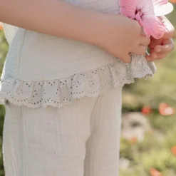 Blouse mouwloos - Groen - Fairy Garden