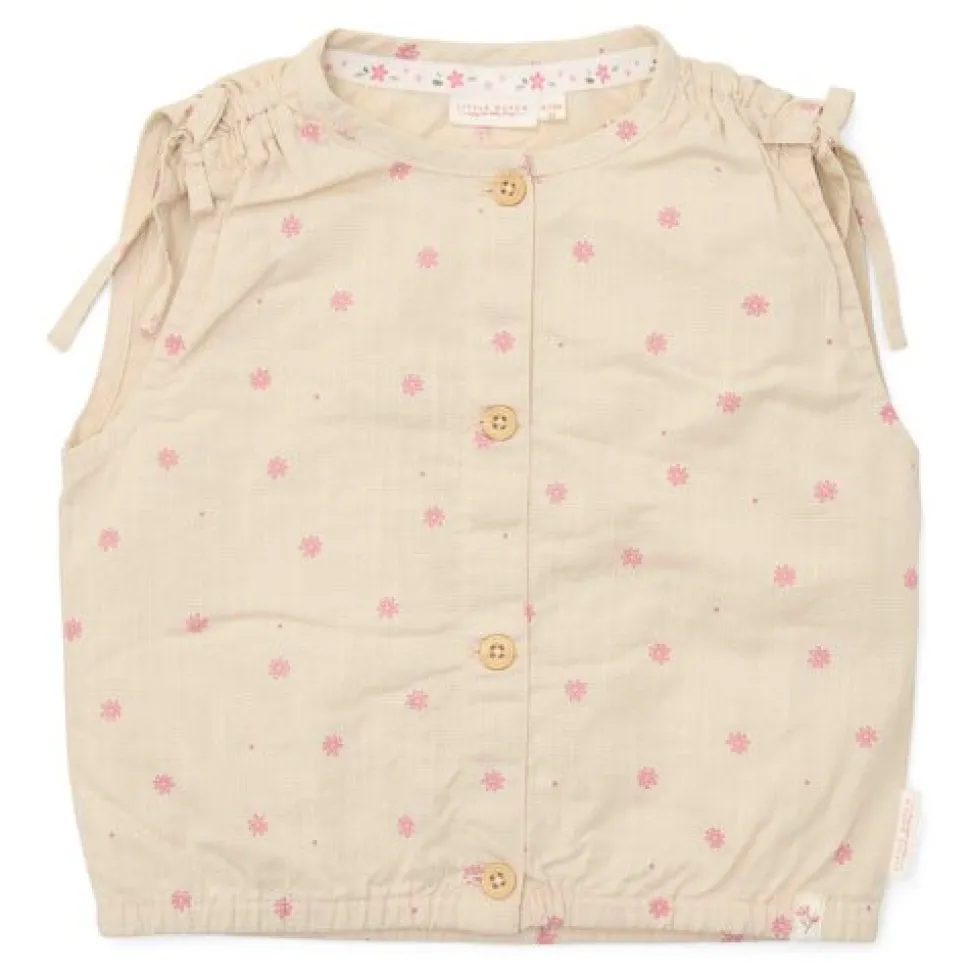 Blouse mouwloos - Zand - Fairy Garden