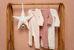 Boxpakje met overslag Rib Pink