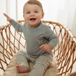 Broek - Blauw - Forest Friends - Stripe