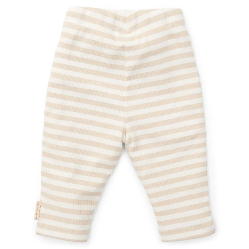 Broek - Zand - Newborn Naturals - Gestreept