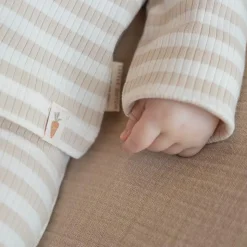 Broek - Zand - Newborn Naturals - Gestreept