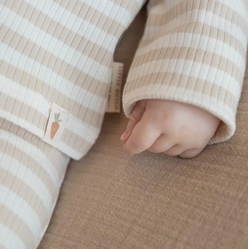 Broek - Zand - Newborn Naturals - Gestreept