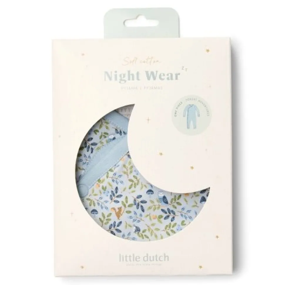 Eendelige pyjama - Blauw - Forest Friends - Forest Adventure