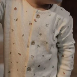 Eendelige pyjama - Wit - Forest Friends - Forest Treasures
