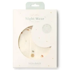 Eendelige pyjama - Wit - Forest Friends - Forest Treasures