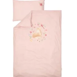 Eenpersoons dekbedovertrek - Roze - Fairy Garden