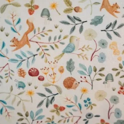 Eenpersoons dekbedovertrek - Meerkleurig - Forest Friends - Forest Wonders