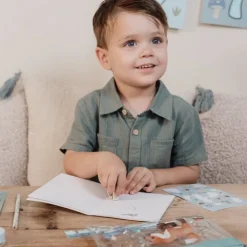 Etui met inhoud - Blauw - Forest Friends