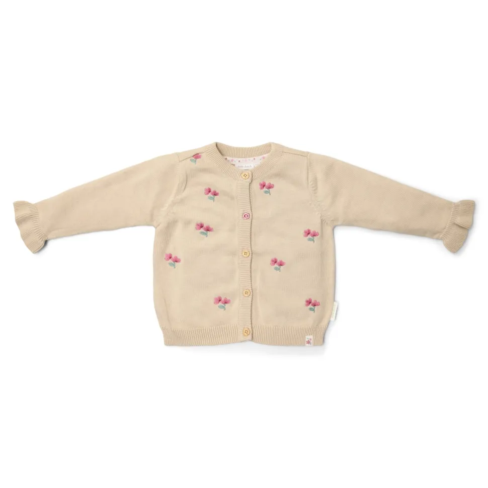 Gebreid vest - Zand - Fairy Garden