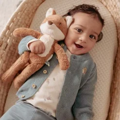 Gebreid vestje - Blauw - Forest Friends