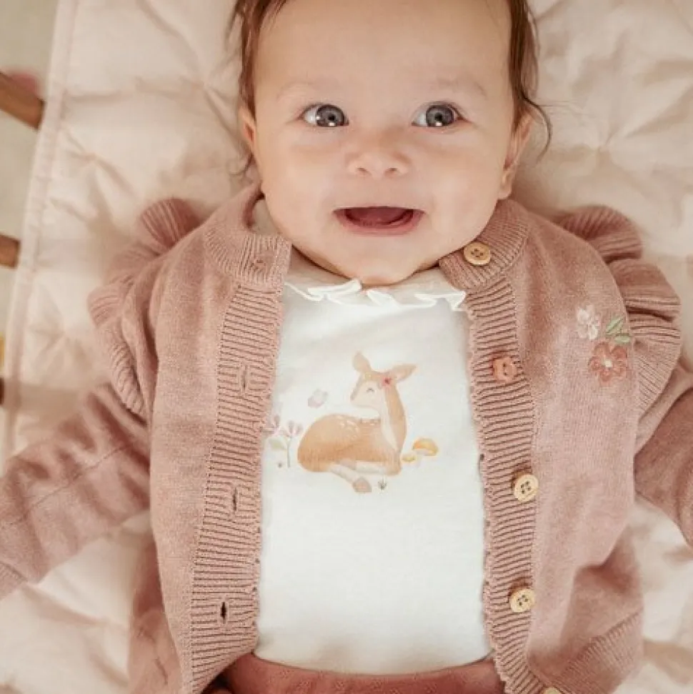 Gebreid vestje - Roze - Fairy Garden