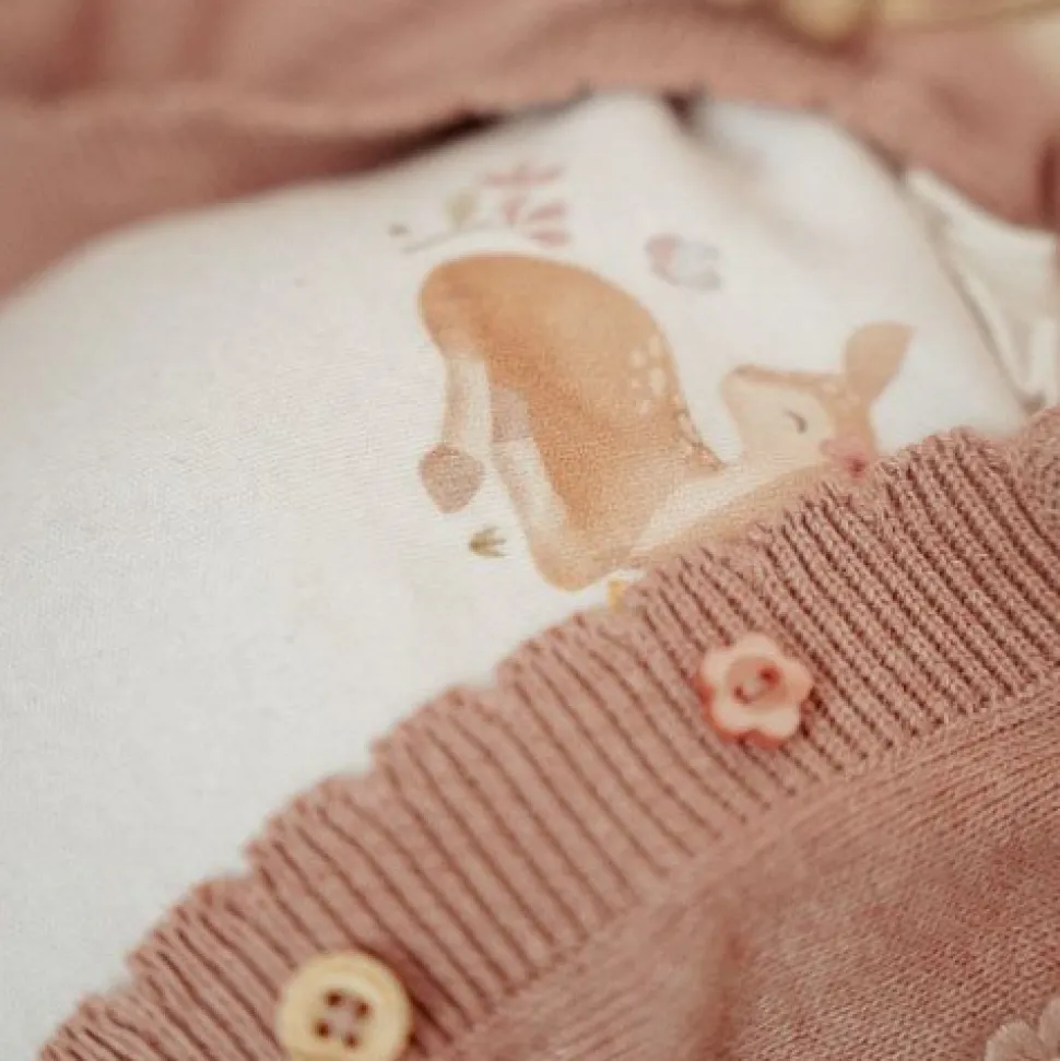 Gebreid vestje - Roze - Fairy Garden