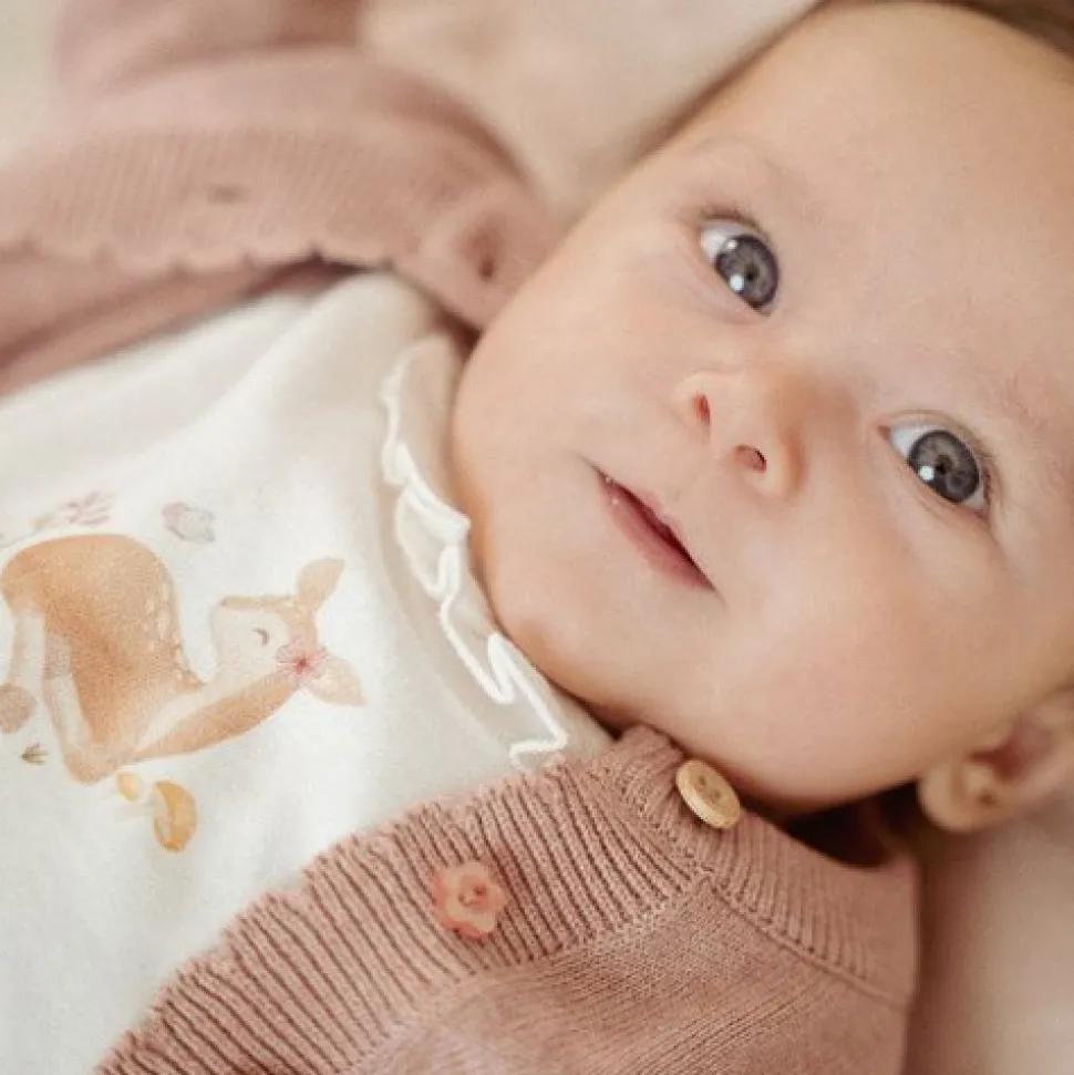 Gebreid vestje - Roze - Fairy Garden