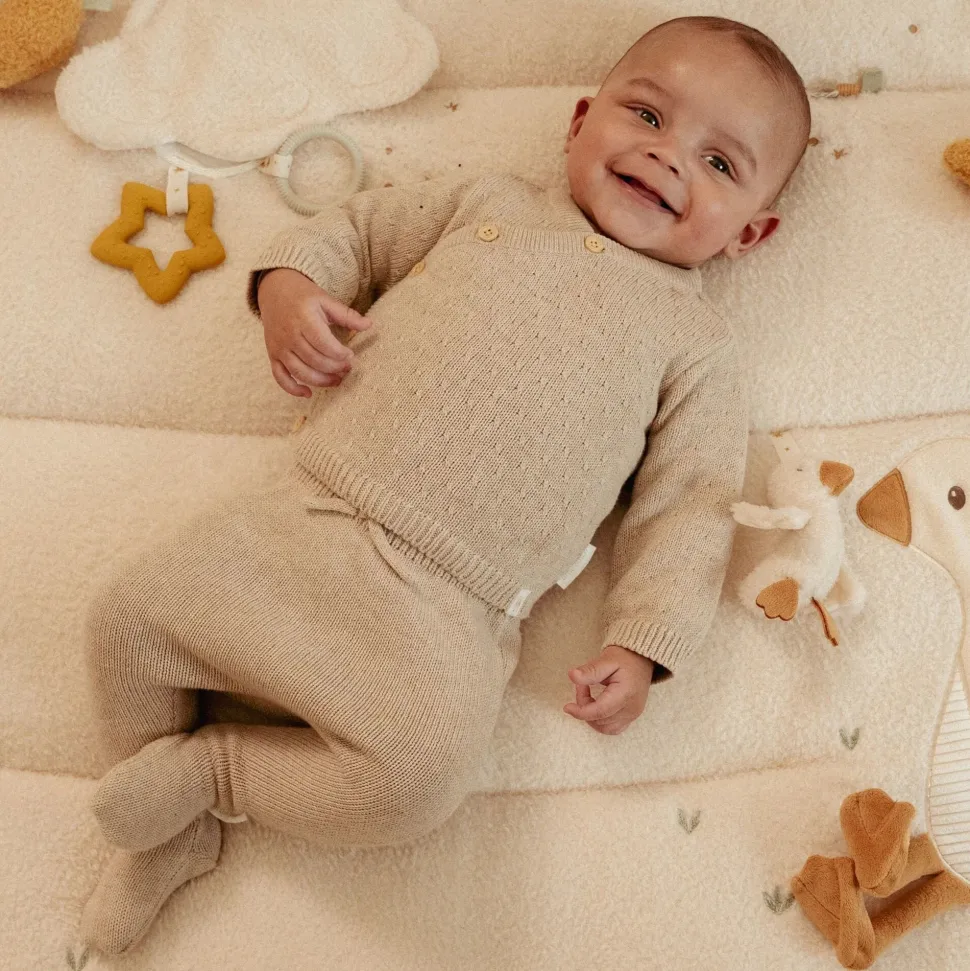 Gebreide broek - Beige - Newborn Naturals