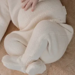 Gebreide broek - Wit - Newborn Naturals