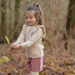 Gebreide trui - Ruffle -  Zand - Fairy Garden