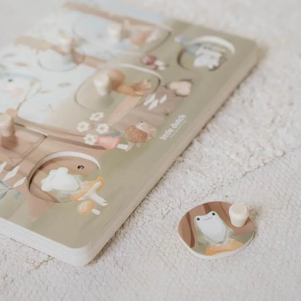 Geluidenpuzzel - Blauw - Forest Friends