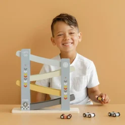 Houten autobaan - Blauw - Essentials