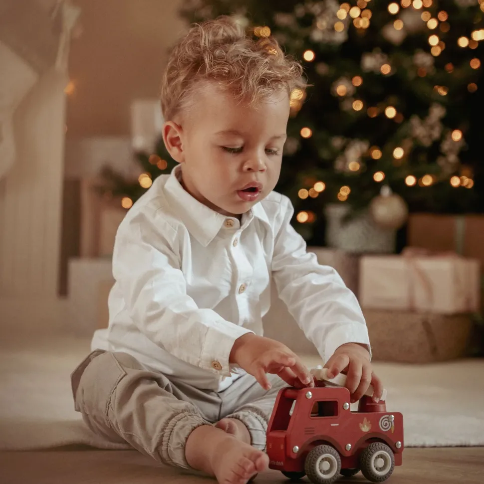 Houten brandweerwagen – Rood – Essentials