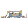 Houten gereedschapskist - Blauw - Essentials