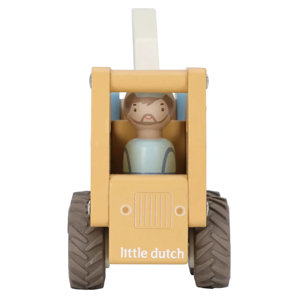 Houten hijskraan – Geel – Essentials