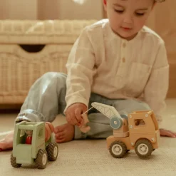 Houten hijskraan – Geel – Essentials