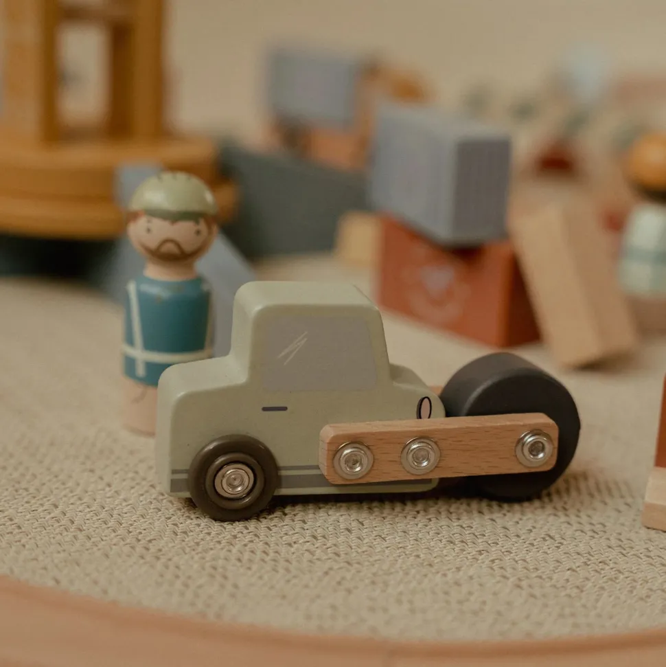 Houten hijskraan – Treinbaan