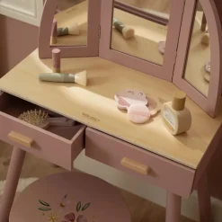 Houten kaptafel groot– Roze – Essentials