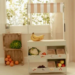 Houten marktkraam - Groen