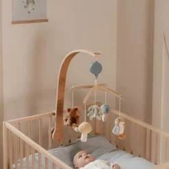 Houten Muziekmobiel - Blauw - Forest Friends