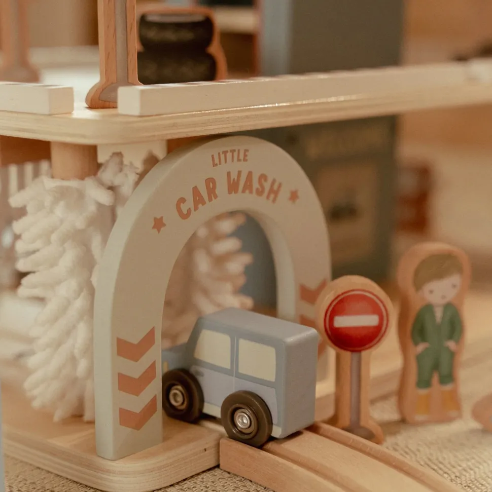 Houten parkeergarage – Blauw – Essentials