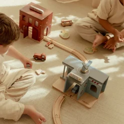 Houten politiebureau – Blauw – Essentials