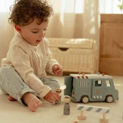 Houten politiewagen – Blauw – Essentials