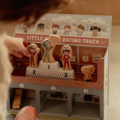Houten racebaan in speelkoffer – Meerkleurig – Essentials