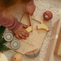 Houten snijfruit - Meerkleurig - Essentials