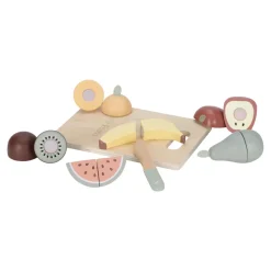 Houten snijfruit - Meerkleurig - Essentials