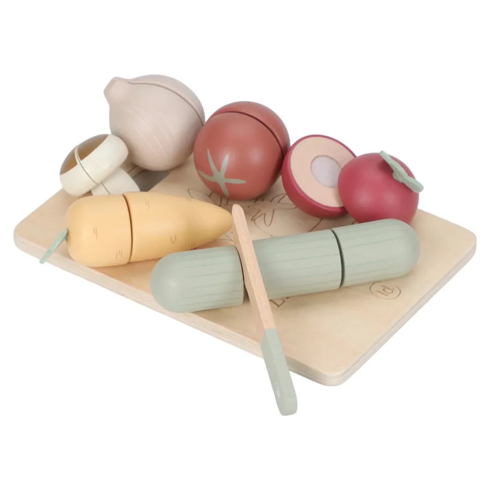 Houten snijgroenten - Meerkleurig - Essentials