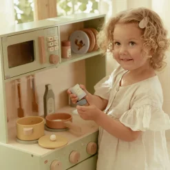 Houten speelkeuken - Groen