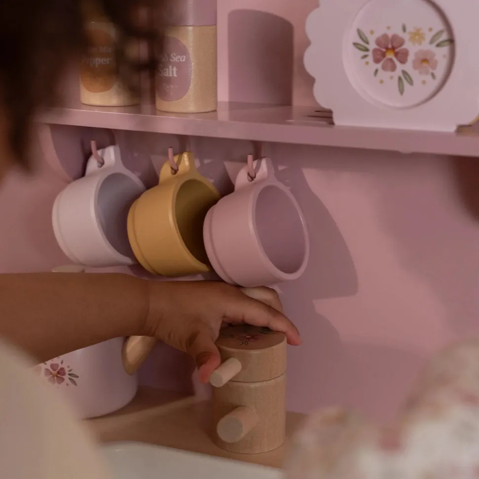 Houten speelkeuken - Roze