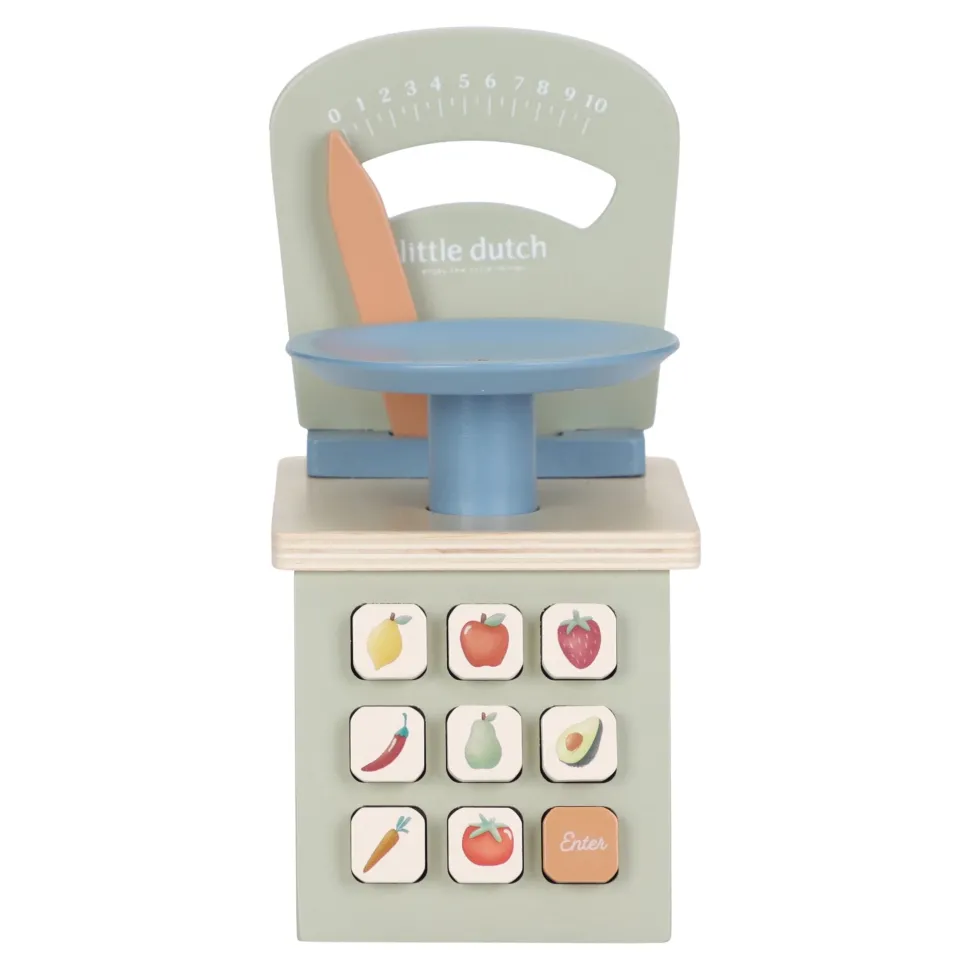 Houten speelweegschaal - Groen - Essentials