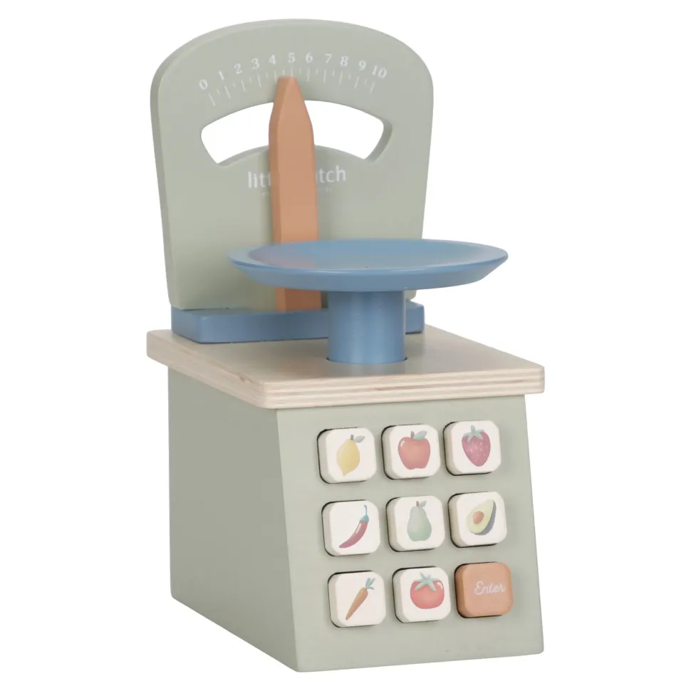 Houten speelweegschaal - Groen - Essentials