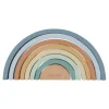 Houten Stapelregenboog - Blauw - Forest Friends
